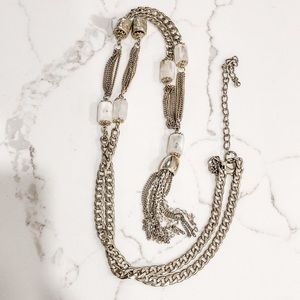 Banana Republic Long Gold Necklace